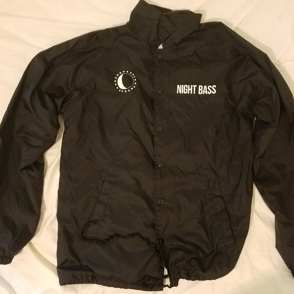 Night Bass Windbreaker Jacket Small